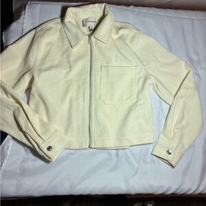 Women's Cream Jacket by Who What Wear